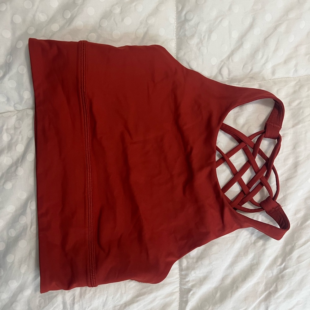 Lululemon Orange sports bra
